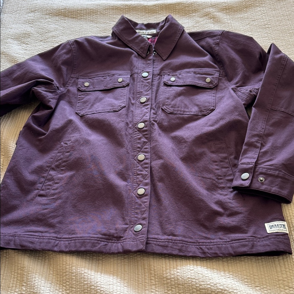 Duluth Trading Co Women's Plum Utility Jacket